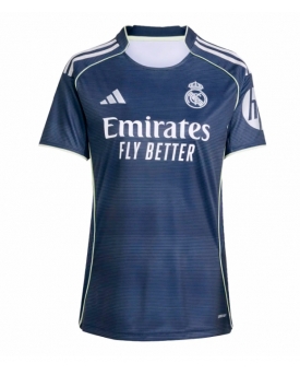 Real Madrid Maglia Gara Trasferta Repliche 2025-26 Donna Maniche Corte